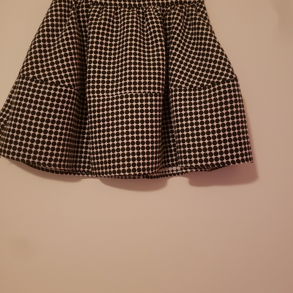 Express Polka-dot structured Skirt